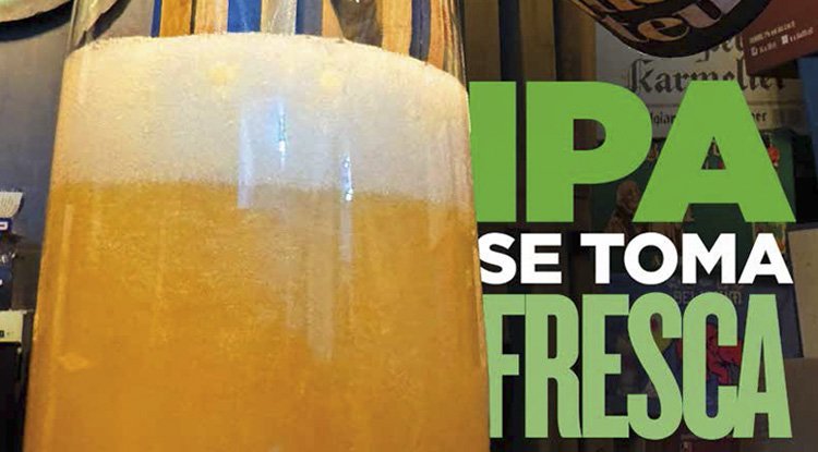 Cerveja IPA a gente toma fresca!